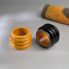 Load image into Gallery viewer, ZIGZAG napking rings (set of 5)