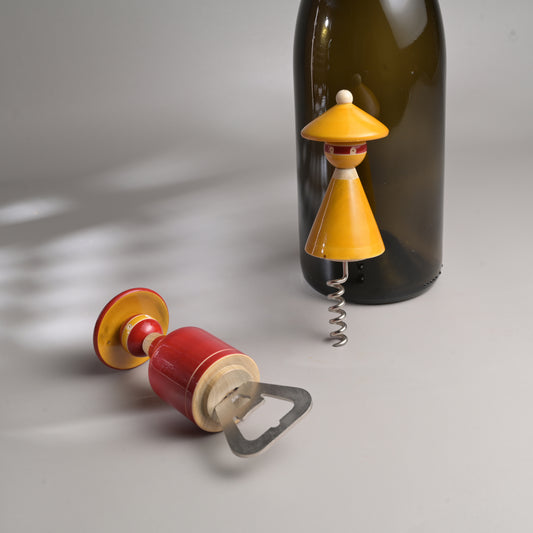 the MADHATTERS bottle-cork opener set (pair)