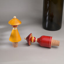 Load image into Gallery viewer, the MADHATTERS bottle stopper set (pair)