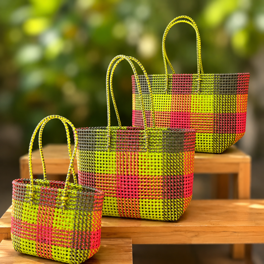CHETTINAD MADRAS CHECKS BEACH BAGS 02