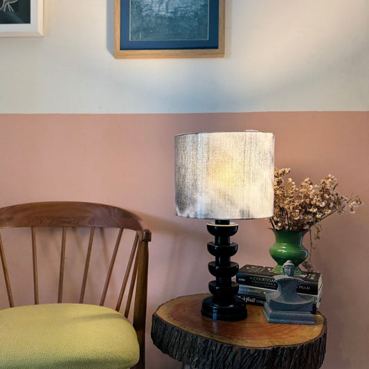 BLOOM BLACK ~ 10" BLACK SHIBORI SHADE