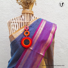 Load image into Gallery viewer, Chettinad ~ Blue checks n purple
