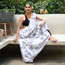 Load image into Gallery viewer, BUMBLEDORE SAREE (Violets)