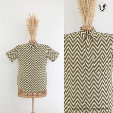 Load image into Gallery viewer, ZIGZAGS in GREEN