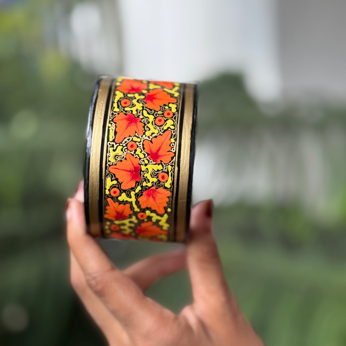 NAQQASHI DVITIYA THICK ORANGE CHINAR GOLD /2.6