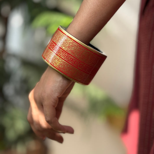 NAQQASHI DVITIYA THICK RED GOLD /2.6