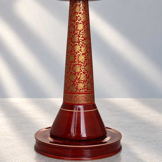 IBAADAT ~ NAQQASHI VILLAKKU Red Gold Chinar