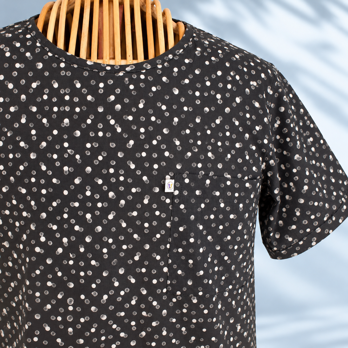 BLACK DOTTED JIBBA