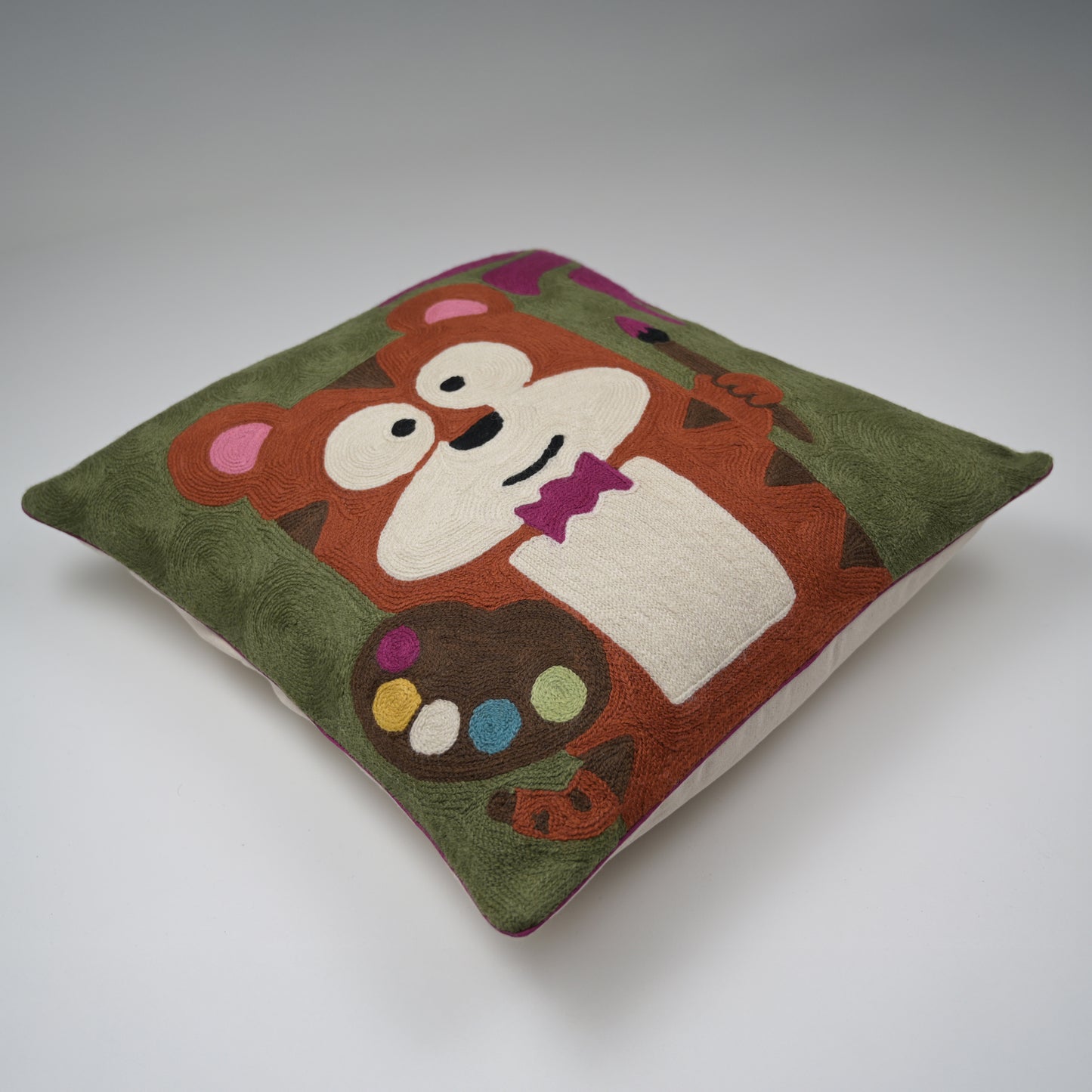 Pawston Crewel Cushion