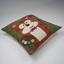Load image into Gallery viewer, Pawston Crewel Cushion