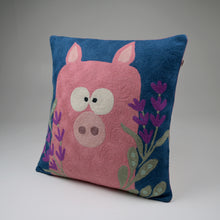 Load image into Gallery viewer, OInkston Crewel Cushion