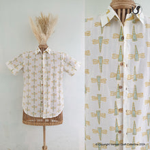Load image into Gallery viewer, DRAGONFLIES in Turquoise yellow (Half Sleeves)