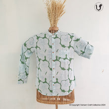 Load image into Gallery viewer, FLOWER BLOOMS Blue Green (Full Sleeves)