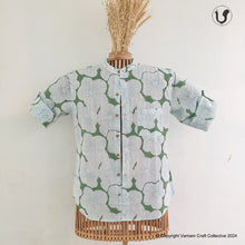 Load image into Gallery viewer, FLOWER BLOOMS Blue Green (Full Sleeves)