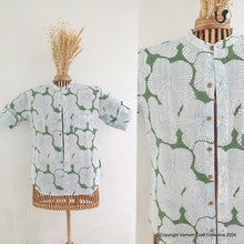 Load image into Gallery viewer, FLOWER BLOOMS Blue Green (Full Sleeves)