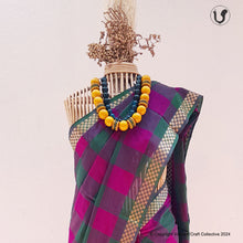 Load image into Gallery viewer, Chettinad ~ Fuschia green checks