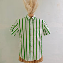 Load image into Gallery viewer, LINES IN GREEN (Half Sleeves)