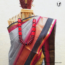 Load image into Gallery viewer, Chettinad ~ Grey Red
