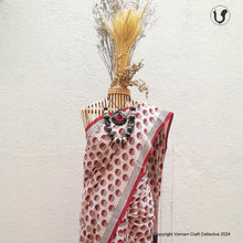 Load image into Gallery viewer, HALF-MOON Saree in Red