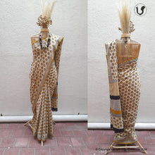 Load image into Gallery viewer, HALF-MOON Saree in Yellow