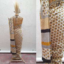 Load image into Gallery viewer, HALF-MOON Saree in Yellow