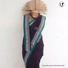 Load image into Gallery viewer, ILKAL ~ Black green cotton silk