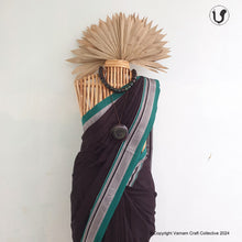 Load image into Gallery viewer, ILKAL ~ Black green cotton silk