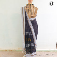 Load image into Gallery viewer, ILKAL ~ black stripe cotton silk