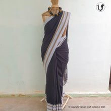 Load image into Gallery viewer, ILKAL ~ black stripe cotton silk