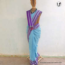 Load image into Gallery viewer, ILKAL ~ blue purple cotton silk