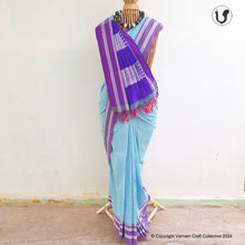 Load image into Gallery viewer, ILKAL ~ blue purple cotton silk