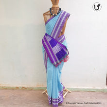Load image into Gallery viewer, ILKAL ~ blue purple cotton silk