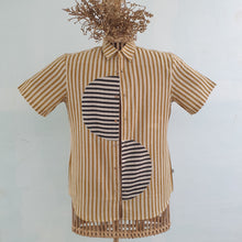 Load image into Gallery viewer, LINES IN YELLOW BLACK (Half Sleeves)