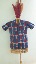 Load image into Gallery viewer, MUGHAL JAALI AJRAKH - red blue