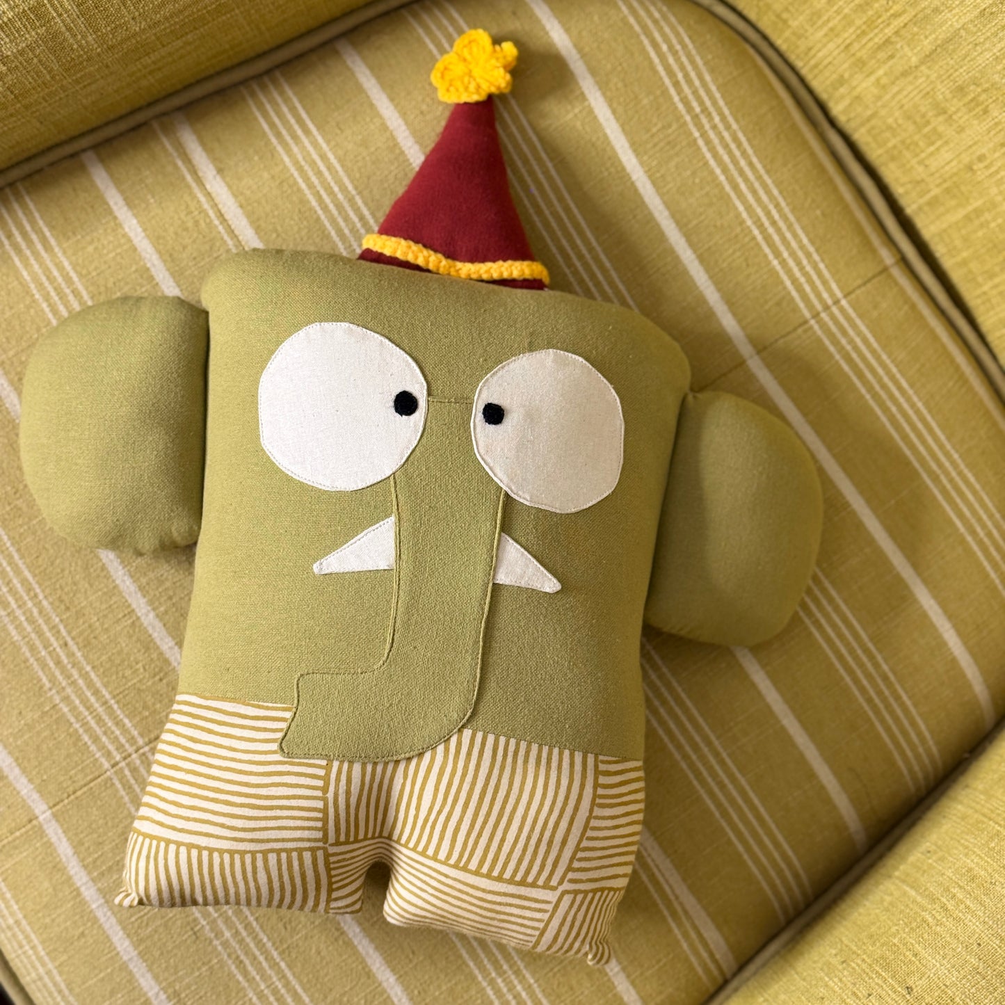 FLAPPY CUSHION DOLL lemon