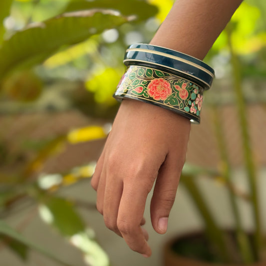 MALHAR NAQQASH blue florals/2.4