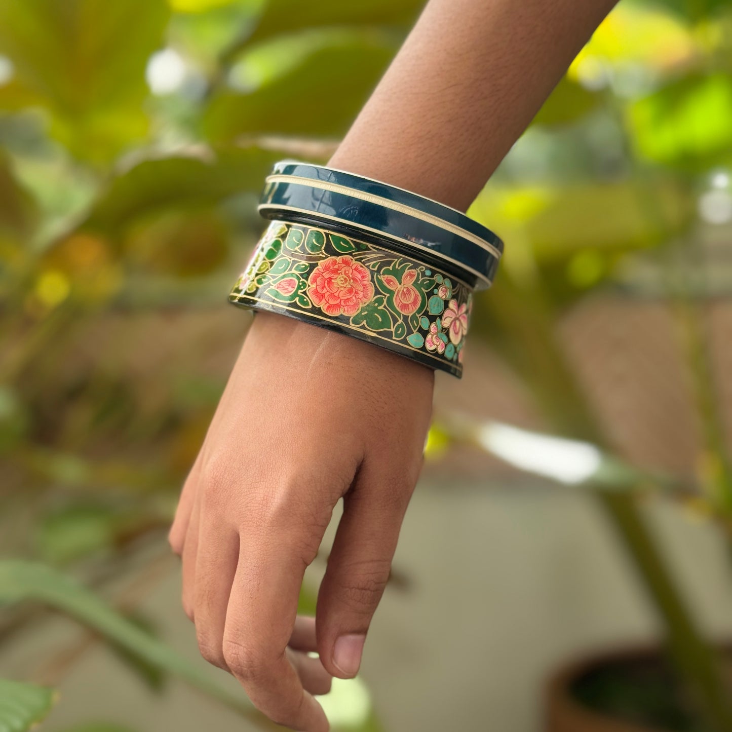 MALHAR NAQQASH blue florals/2.4