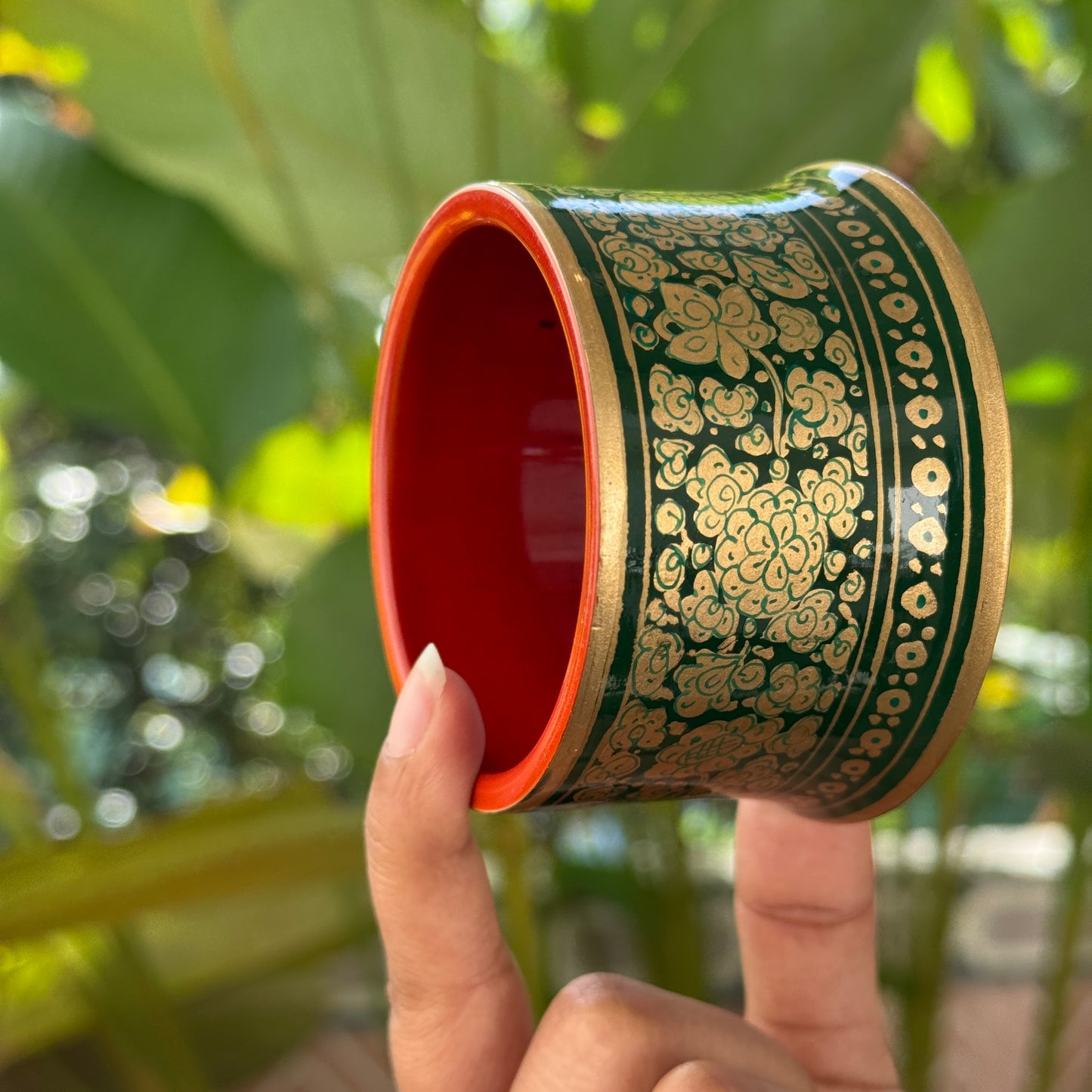 A LITTLE BENT NAQQASH green florals/2.4
