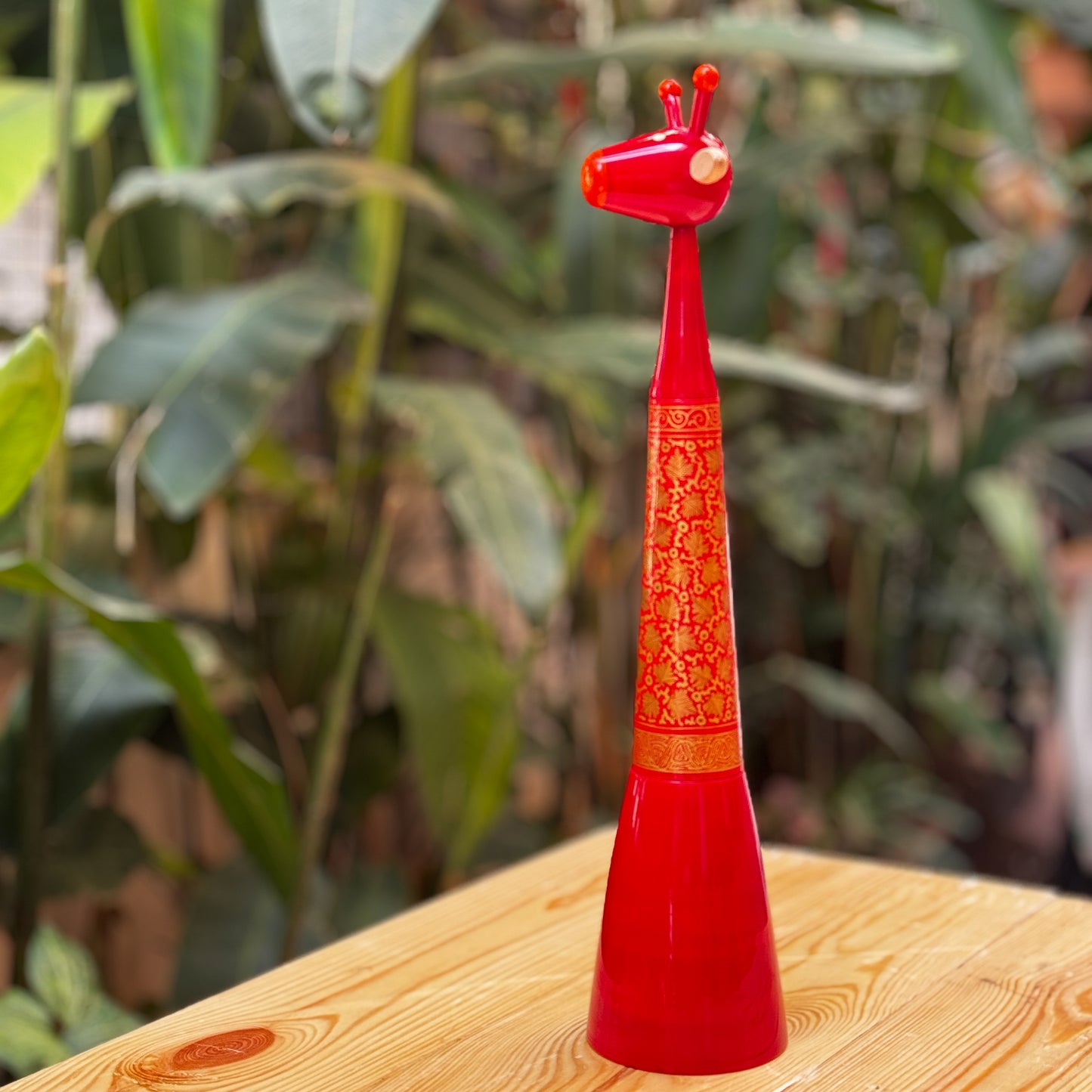 NECKLES NAQQASHI RED ORANGE (SMALL)