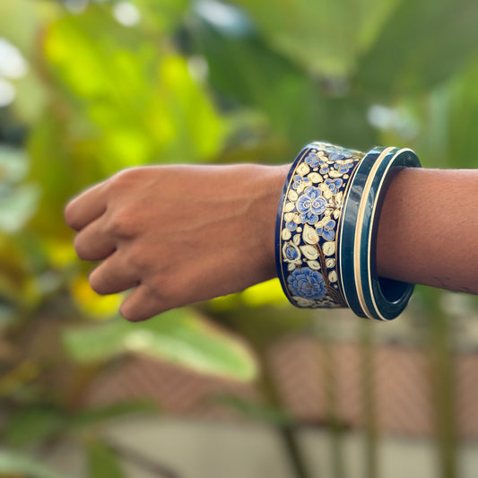 MALHAR NAQQASH blue florals /2.6