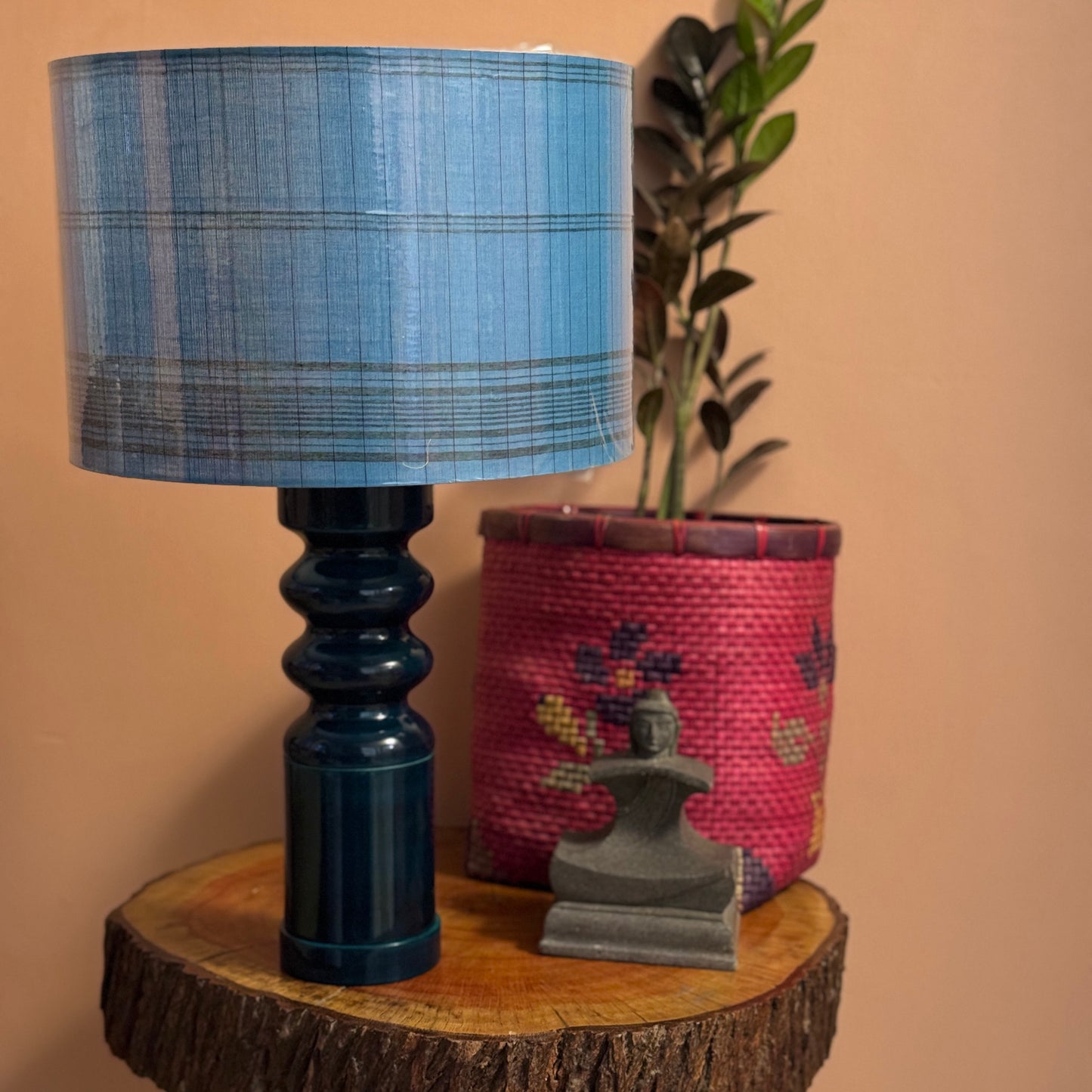STHAMB BLUE ~ 12" BLUE CHETTINAD SHADE