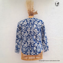Load image into Gallery viewer, INDIGO FLORALS Full sleeves