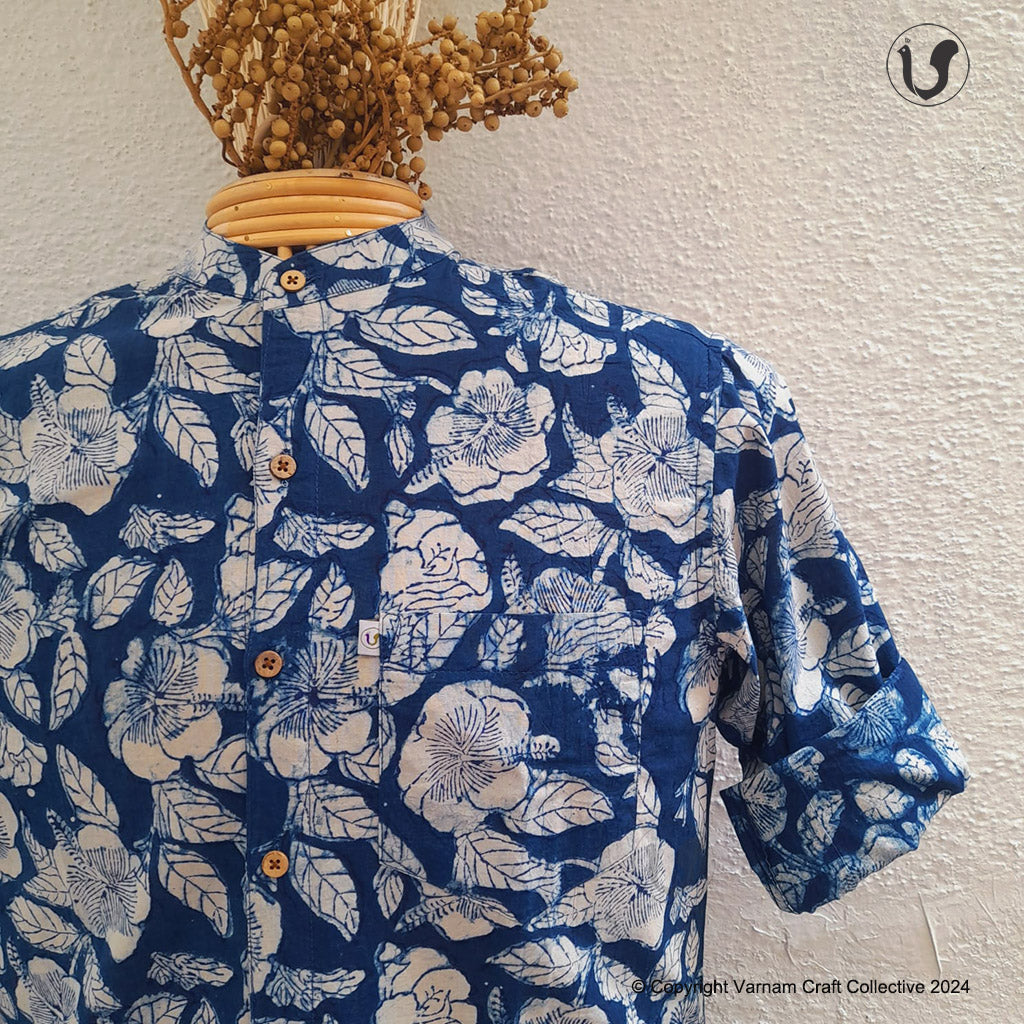 INDIGO FLORALS Full sleeves
