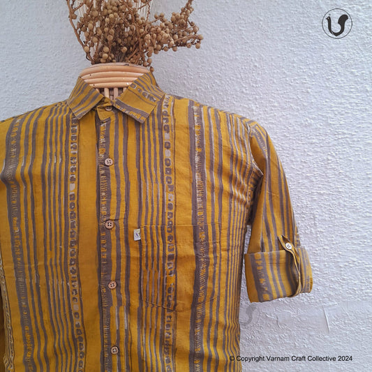 OLIVE STRIPES Full sleeves