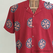 Load image into Gallery viewer, POLKA FLOWERS - red blue