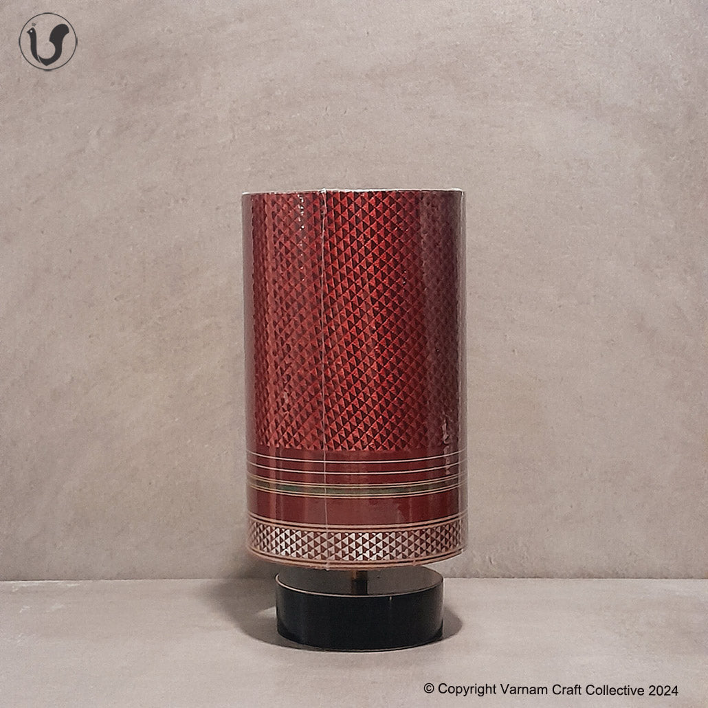 SHUBAM - Maroon Khana on black