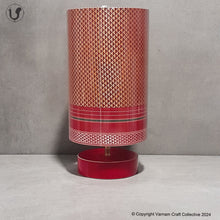 Load image into Gallery viewer, SHUBAM - Orange Khana on red