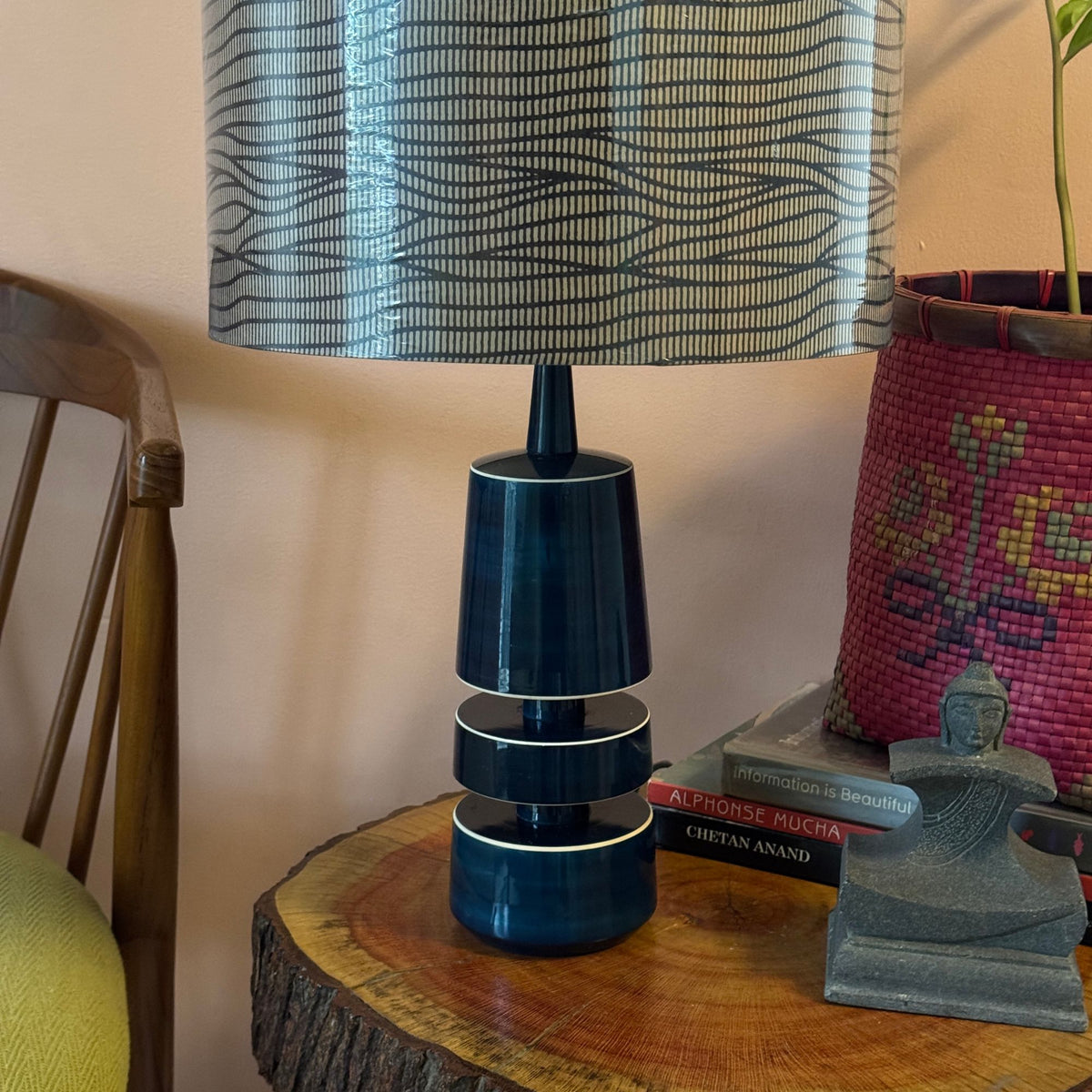 TRIKONE BLUE ~ 12" BLUE WAVES SHADE