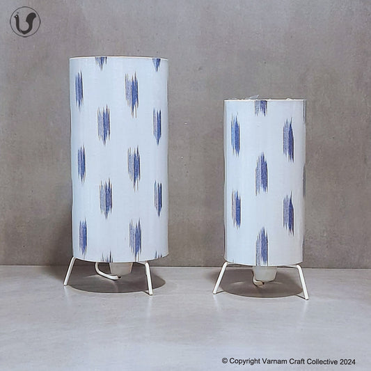 BLUE IKKAT LAMP (single)