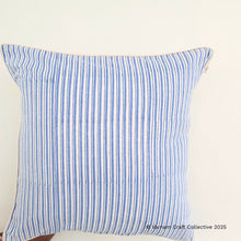 Load image into Gallery viewer, BLOCKPRINT IN STRIPES (blue)
